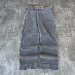 Japanese Grey Thick Baggy Corduroy Dress Pants